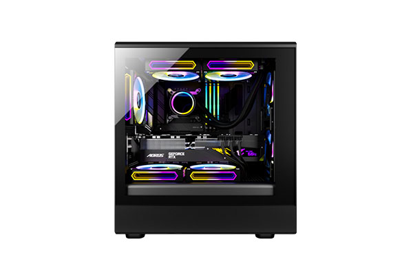How much help does the desktop open host desktop chassis help increase the temperature of the graphics card?